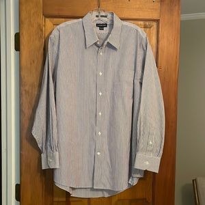 Lands’ End men’s no iron pinpoint oxford dress shirt